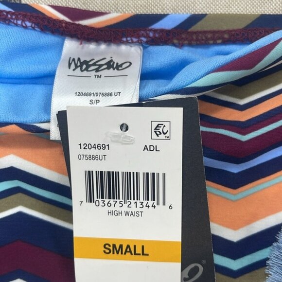 Mossimo Printed High Waist Lace-Up Bikini Bottom - Picture 8 of 8